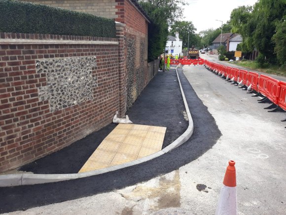 Standon High Street works update